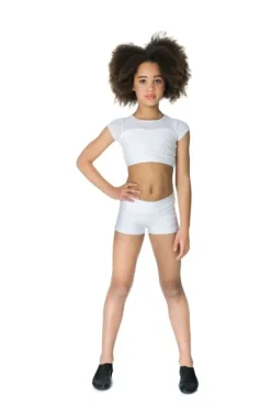 Fashion Studio 7 Attitude Sequin Crop Top