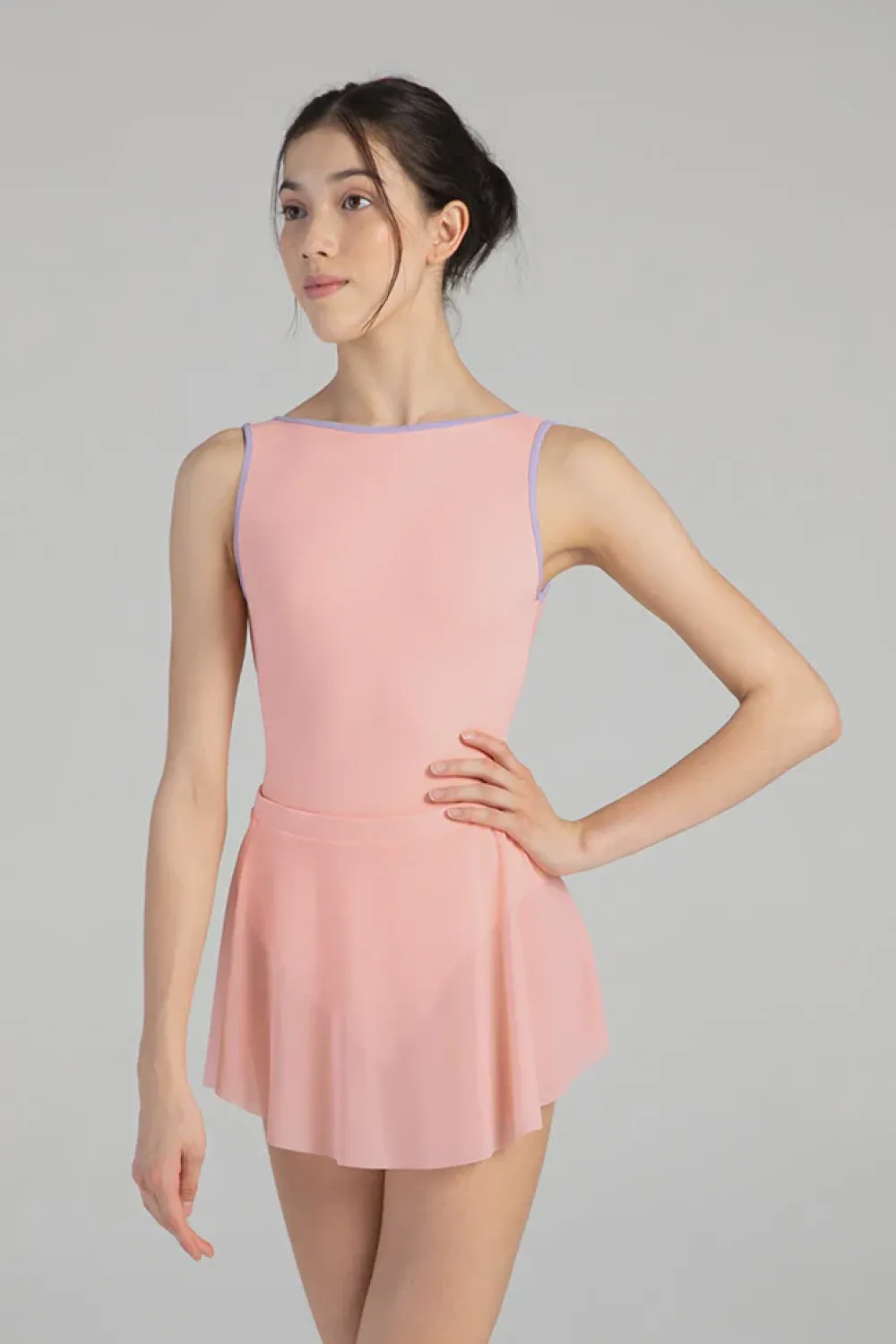 Clearance Bloch SALE | Lyric Mesh Womens Skirt | Peach