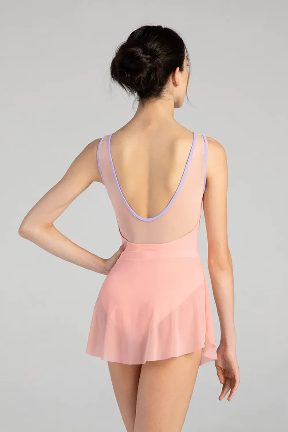 Clearance Bloch SALE | Lyric Mesh Womens Skirt | Peach