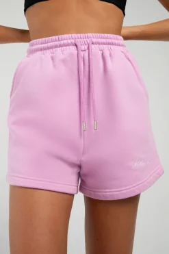 Discount Bloch SALE | Off Duty High Waisted Terry Shorts | Bubble Gum