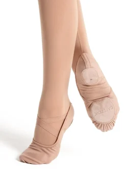 Hot Capezio Hanami Canvas Ballet | Light Suntan | Adult