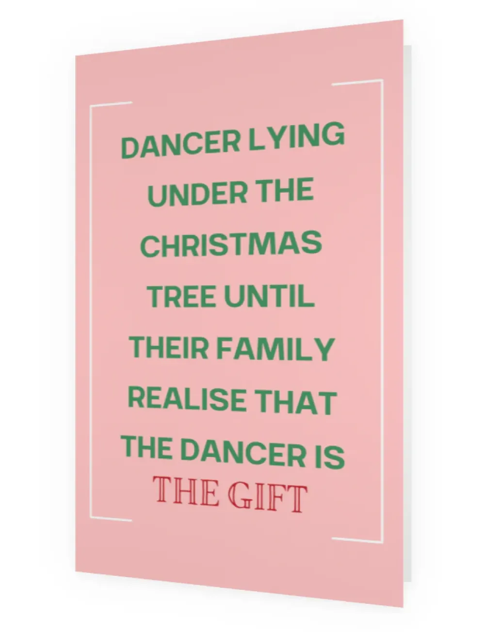 Best Dancewear Nation Christmas Card | Dancer Is The Gift
