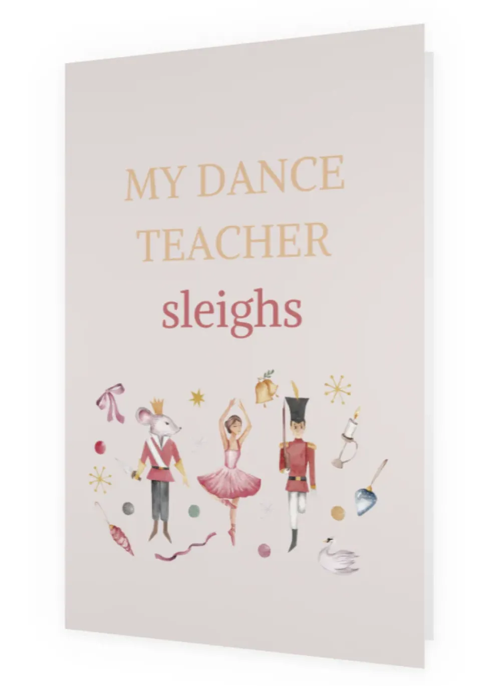 Online Dancewear Nation Christmas Card | My Dance Teacher Sleighs