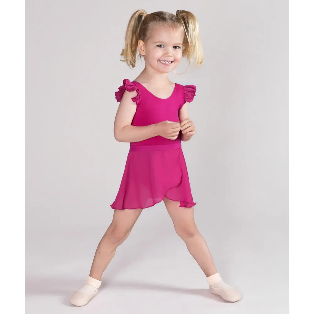 Discount Energetiks Emery Frill Sleeve Leotard | Mulberry | Child