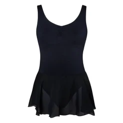 Outlet Energetiks Ashley Leotard With Skirt | Black | Adult