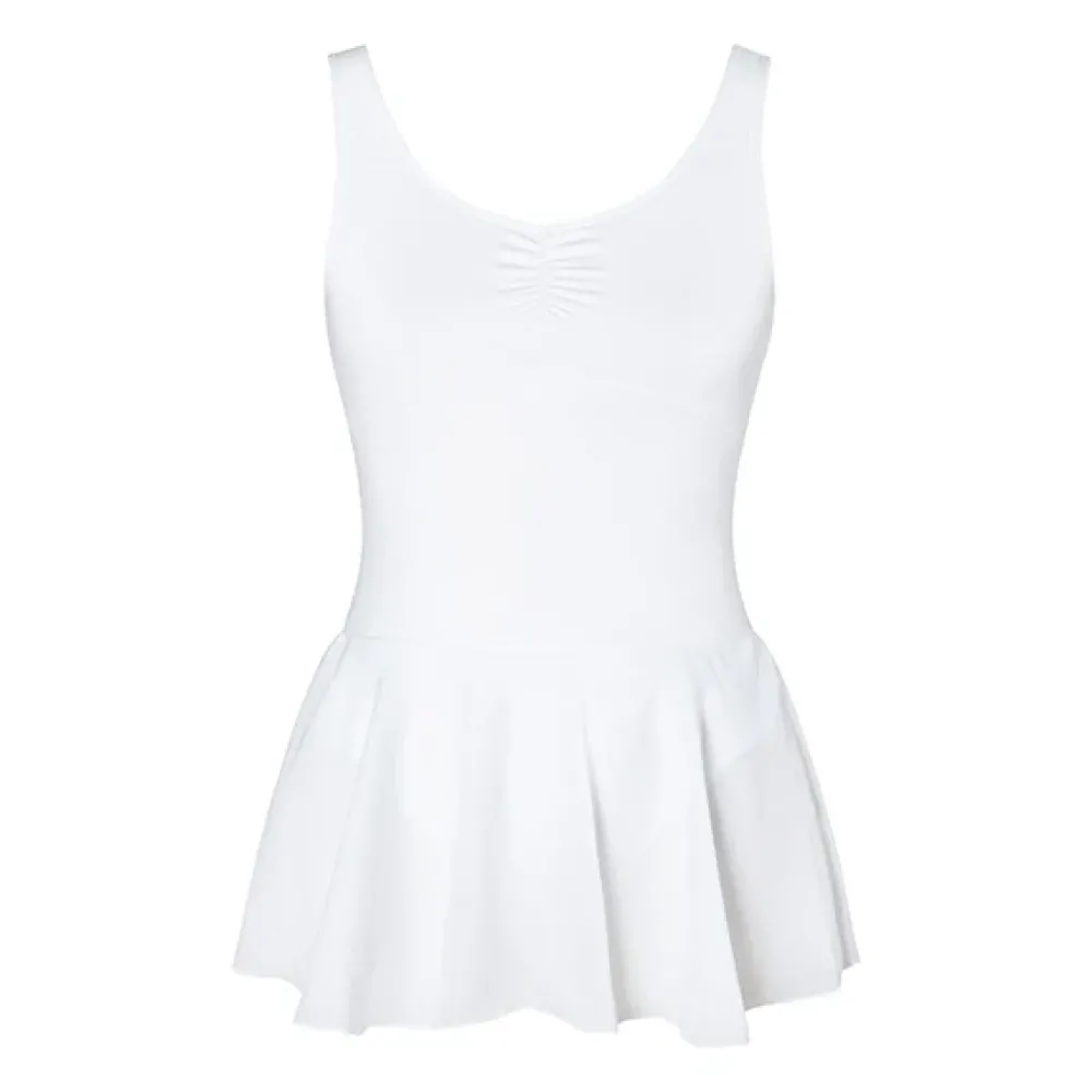 Discount Energetiks Ashley Leotard With Skirt | White | Adult