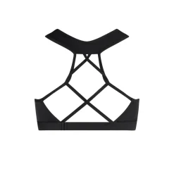 Clearance Energetiks Ava Crop Top | Black