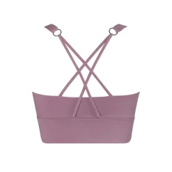 Discount Energetiks Elysia Zip Crop Top | Mauve Haze (Adult)