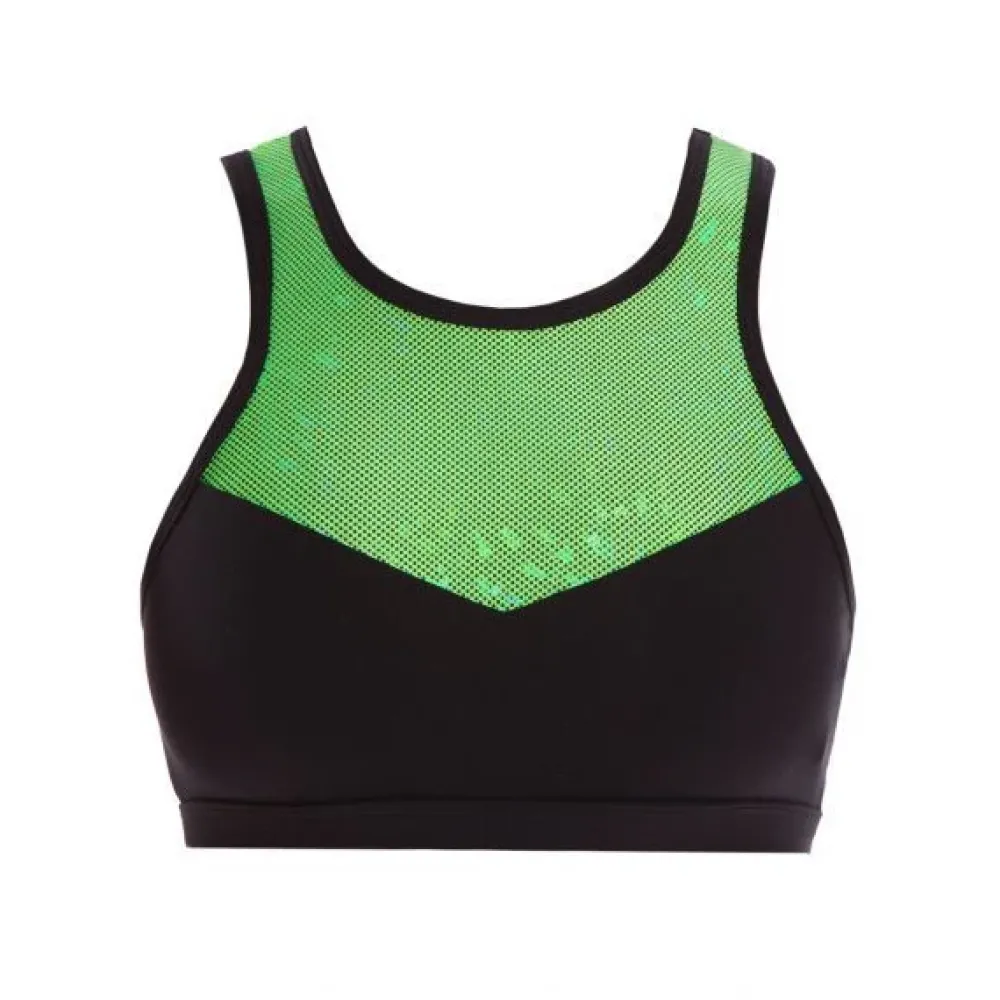 New Energetiks Evelyn Metallic Crop Top | Child