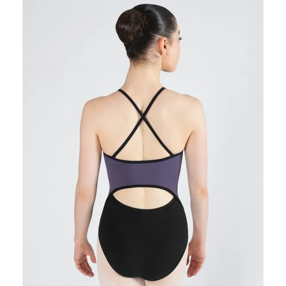 Clearance Energetiks Isabelle Zip Leotard | Grape (Adult)
