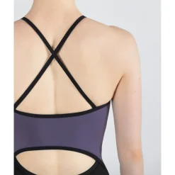 Clearance Energetiks Isabelle Zip Leotard | Grape (Adult)