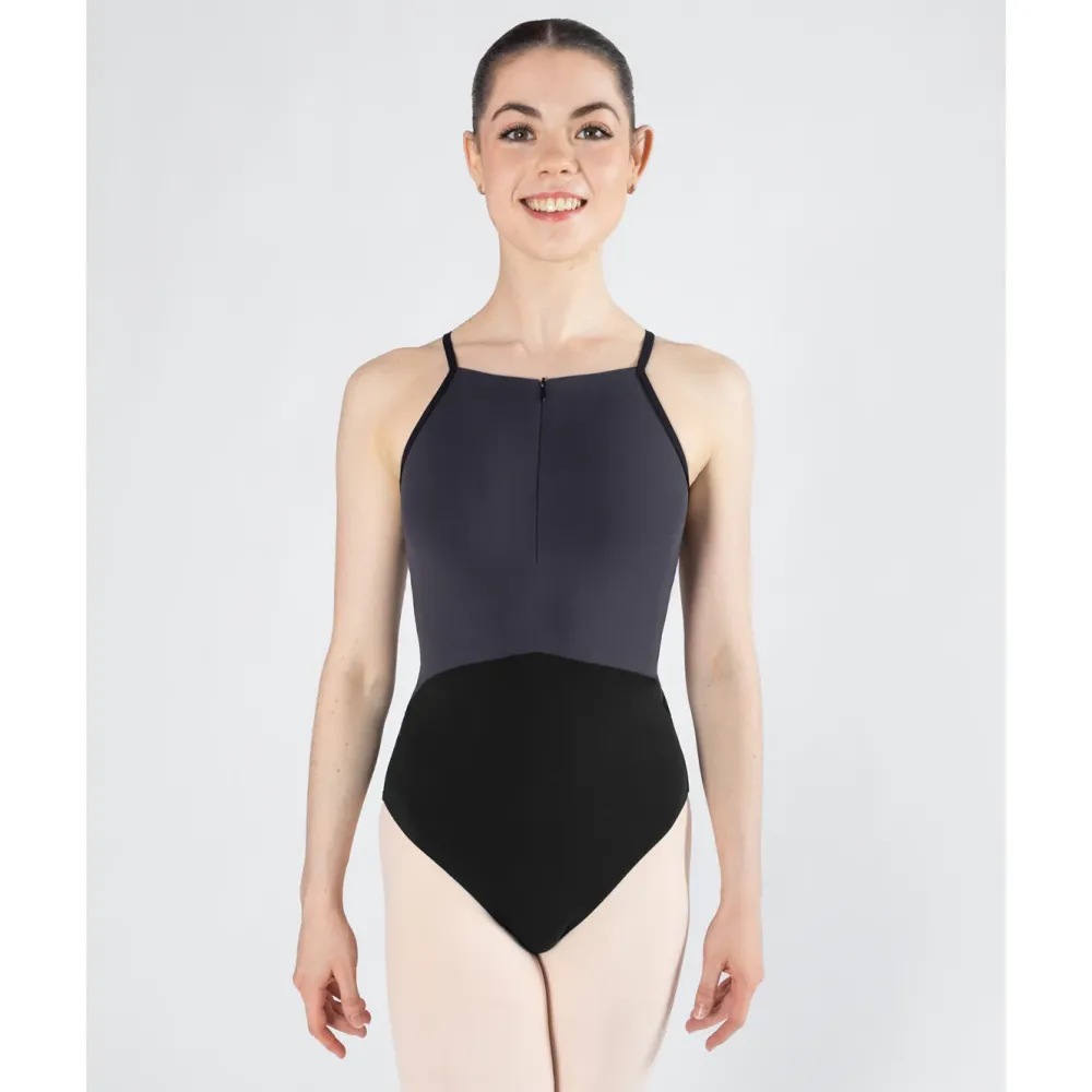 Online Energetiks Isabelle Zip Leotard | Black Amethyst (Adult)