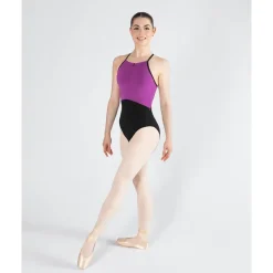 Outlet Energetiks Isabelle Zip Leotard | Berry (Adult)