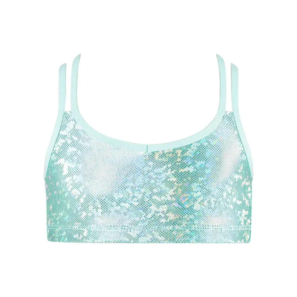 Best Energetiks Roxy Metallic Crop Top | Child