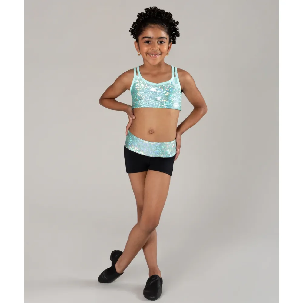 Best Energetiks Roxy Metallic Crop Top | Child