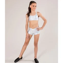 Best Energetiks Roxy Metallic Crop Top | Child