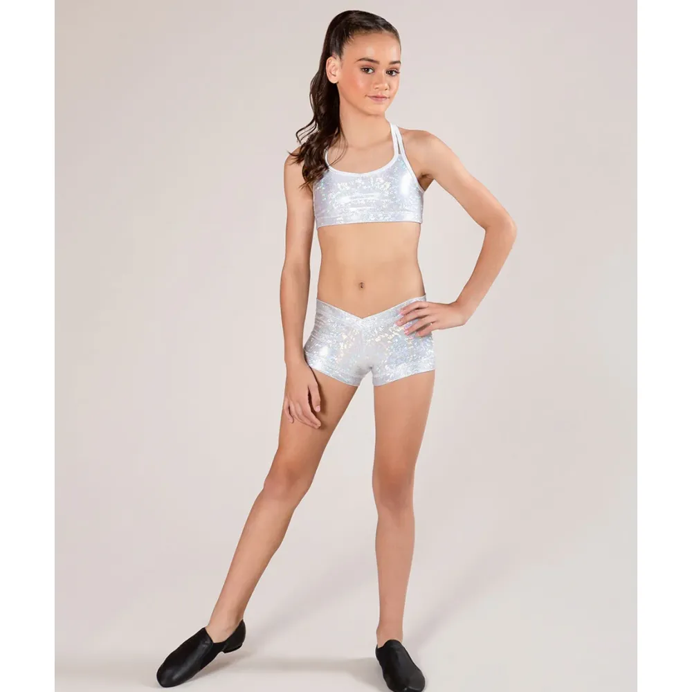 Best Energetiks Roxy Metallic Crop Top | Child