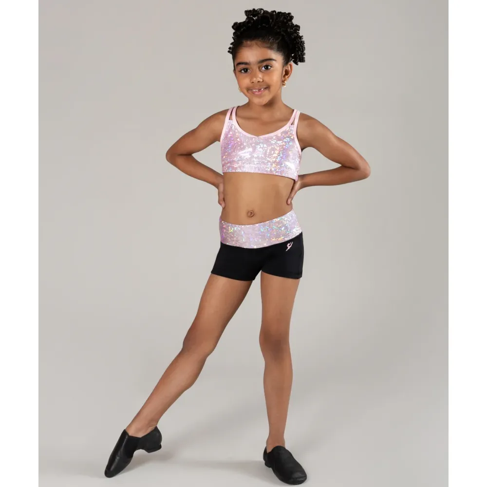 Best Energetiks Roxy Metallic Crop Top | Child
