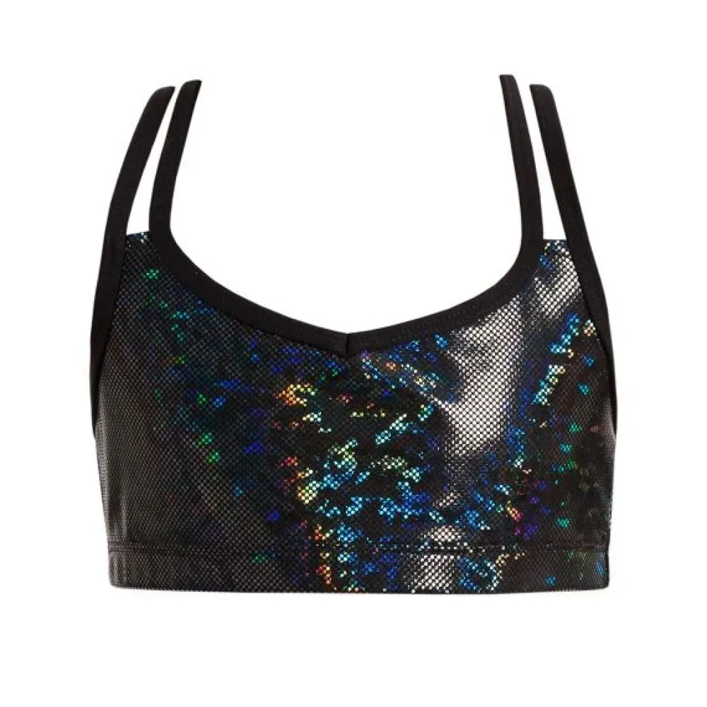 Best Energetiks Roxy Metallic Crop Top | Child