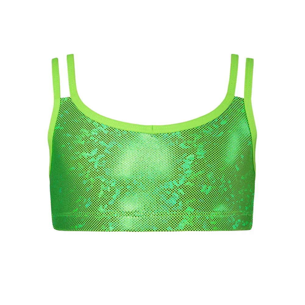 Best Energetiks Roxy Metallic Crop Top | Child