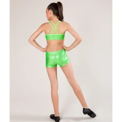 Best Energetiks Roxy Metallic Crop Top | Child