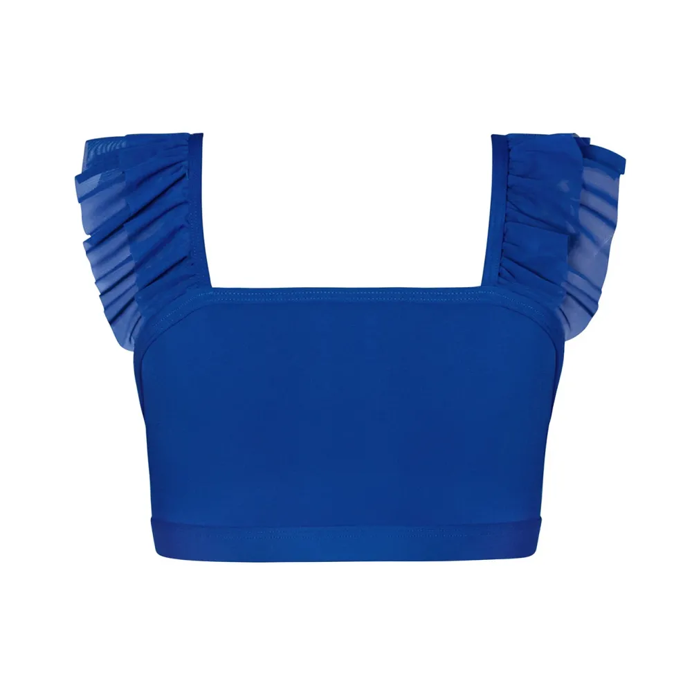 Best Energetiks Ruby Mesh Crop | Cobalt (Child)