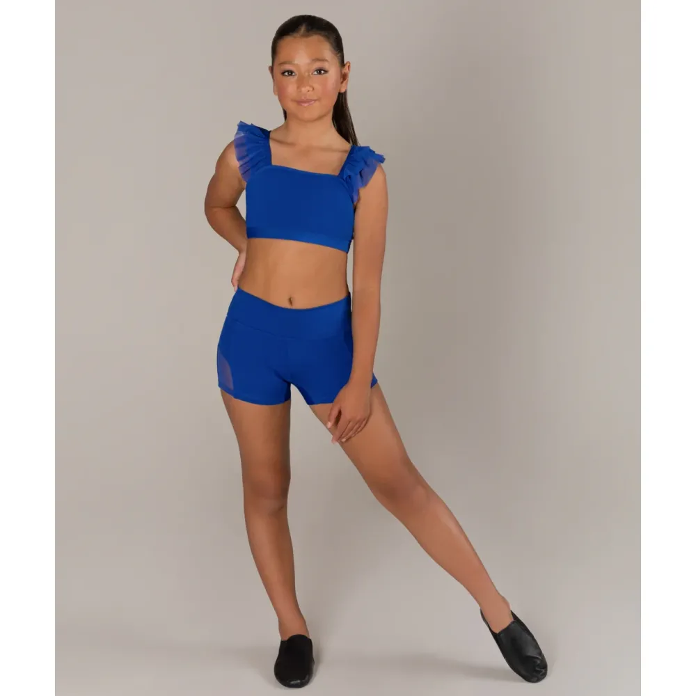 Best Energetiks Ruby Mesh Crop | Cobalt (Child)