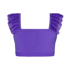 Clearance Energetiks Ruby Mesh Crop | Party Purple (Child)