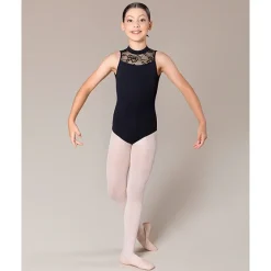 Clearance Energetiks Scarlett Lace Leotard | Black | Child