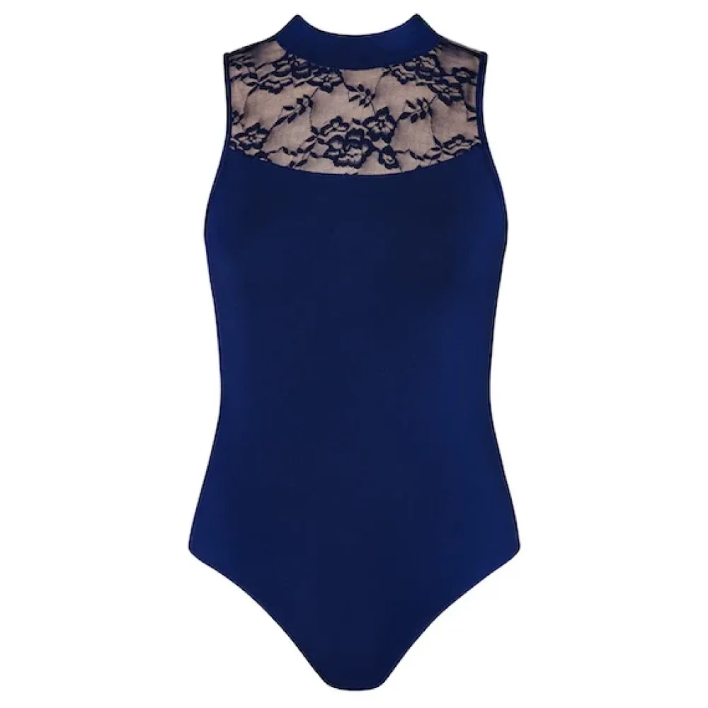 Best Energetiks Scarlett Lace Leotard | Navy | Adult