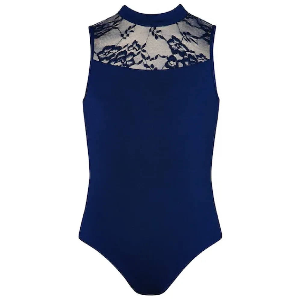 Best Energetiks Scarlett Lace Leotard | Navy | Child