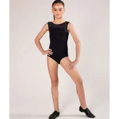 Clearance Energetiks Star Leotard | Black | Child