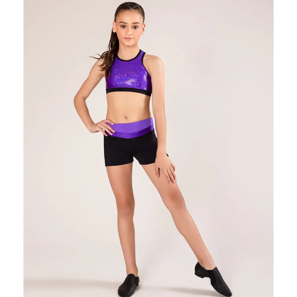 Clearance Energetiks Tilly Metallic Crop Top | Child