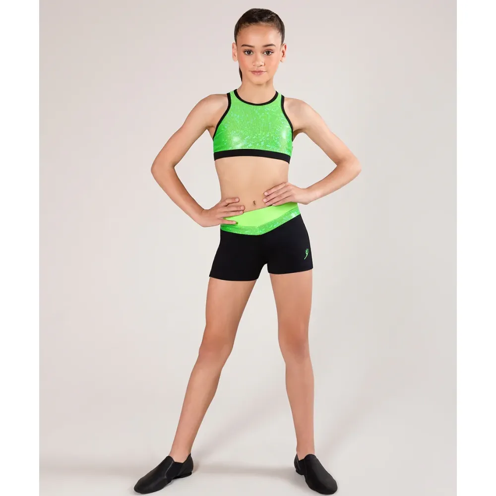Clearance Energetiks Tilly Metallic Crop Top | Child