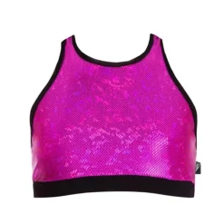 Clearance Energetiks Tilly Metallic Crop Top | Child