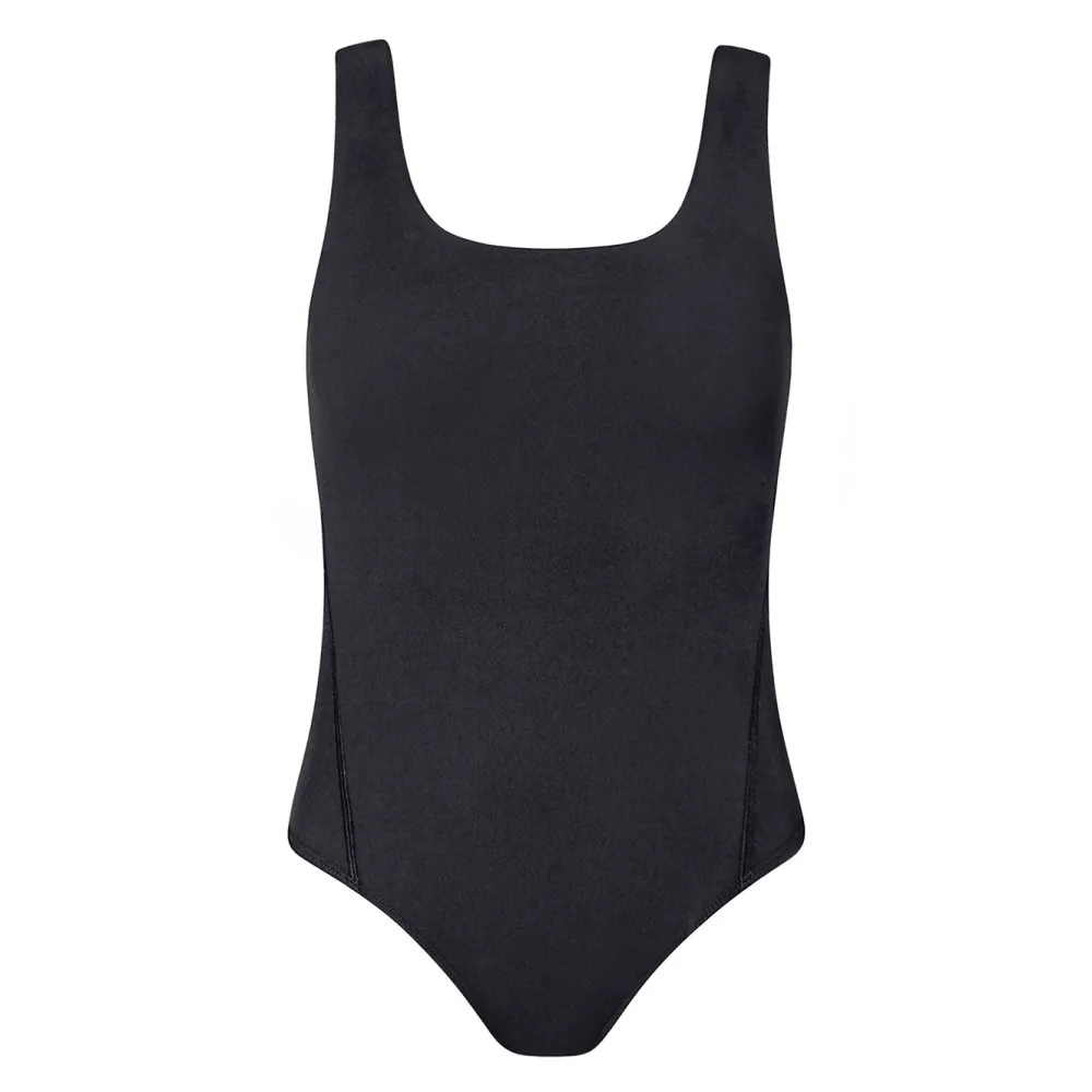 Online Not specified Energetiks Tori Square Neck Leotard | Black (Child)