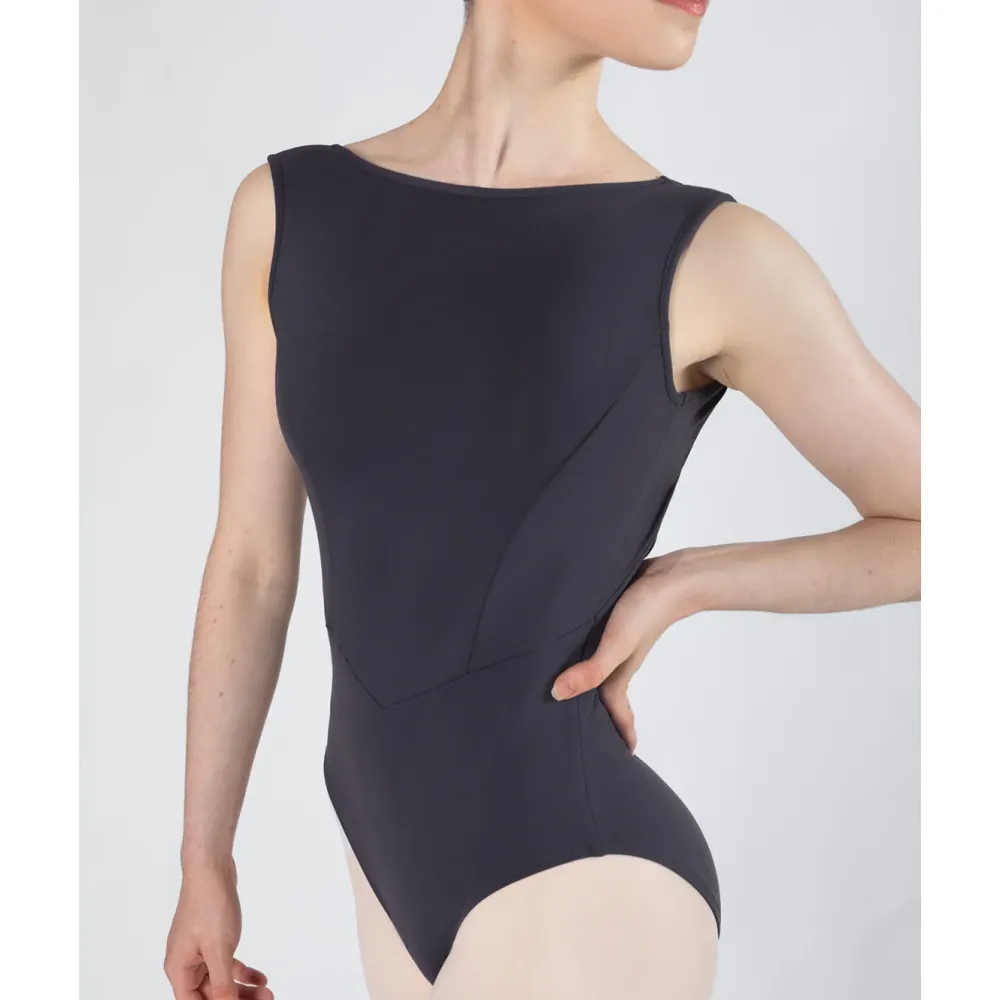 Discount Energetiks Veronica Low Back Leotard | Black Amethyst (Adult)