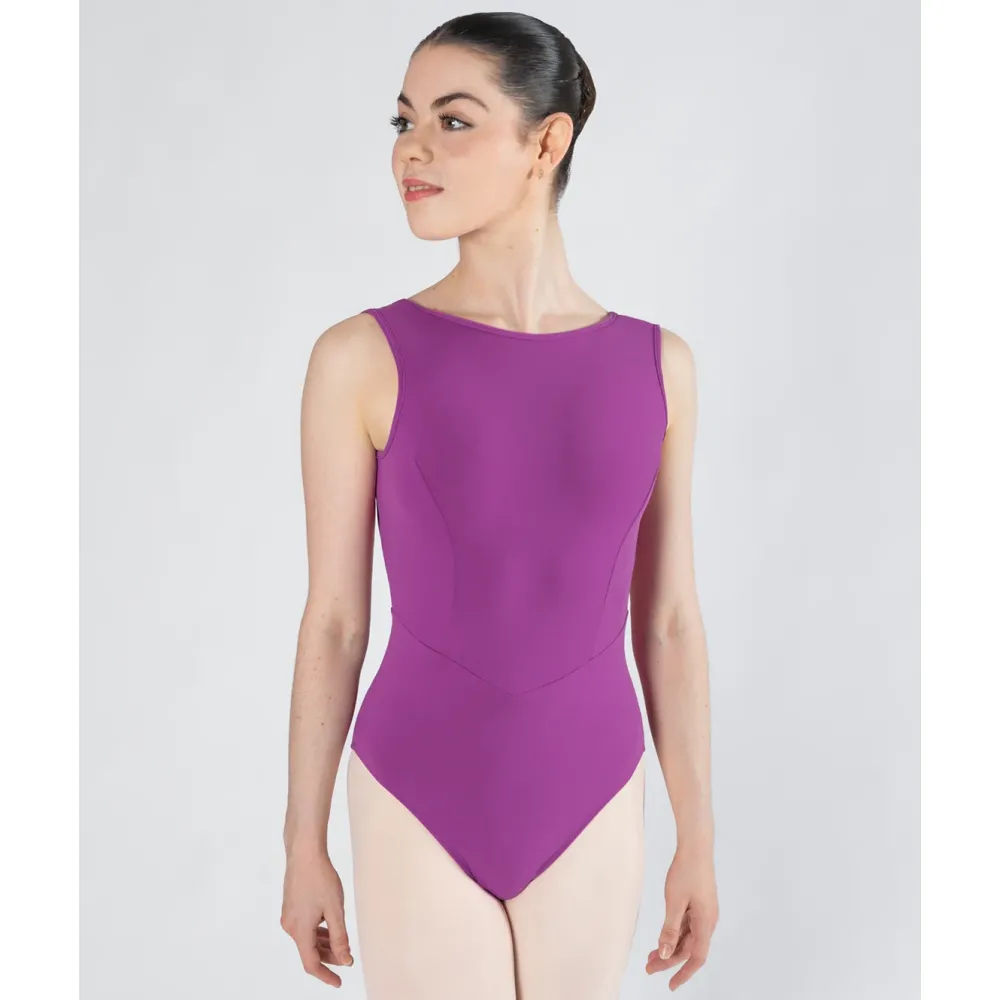 Sale Energetiks Veronica Low Back Leotard | Berry