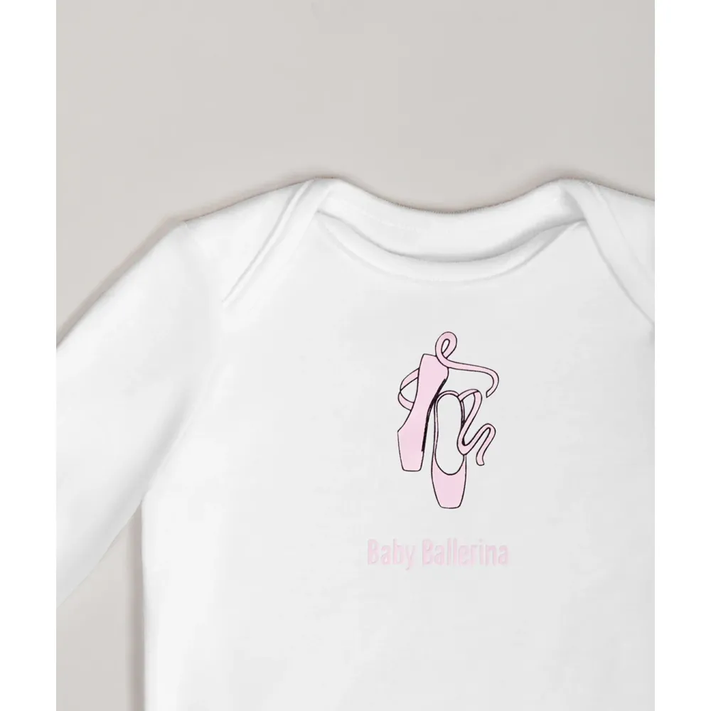 Clearance Dancewear Nation Long Sleeve Baby Romper | Ballerina