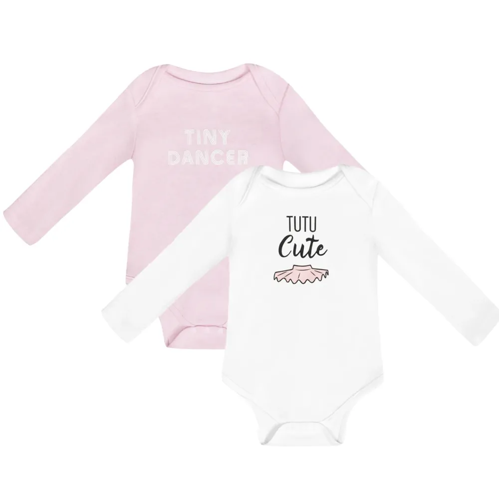 Hot Dancewear Nation Long Sleeve Baby Romper | Tutu