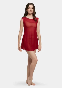 Best Studio 7 Mesh Slip Dress