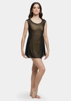 Best Studio 7 Mesh Slip Dress