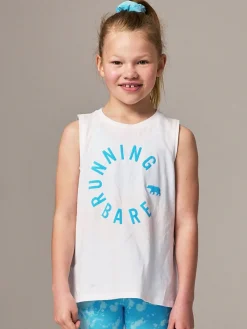 Best Running Bare SALE | Easy Rider Muscle Tank | White (Child)