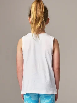 Best Running Bare SALE | Easy Rider Muscle Tank | White (Child)