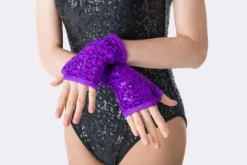 Clearance Studio 7 Sequin Fingerless Gloves