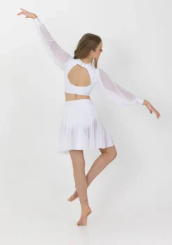 New Studio 7 Annabelle Crop Top | White