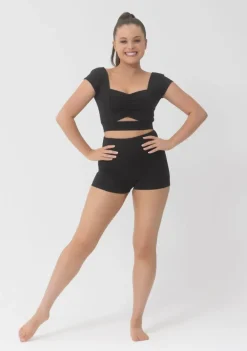 Clearance Studio 7 Bobby Crop Top | Black