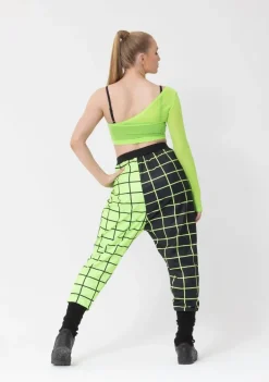 Hot Studio 7 Eden Single Sleeve Crop | Neon Green