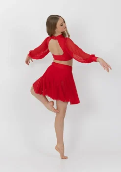 Clearance Studio 7 Eloise Skirt | Red