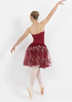 New Studio 7 Floral Romance Tutu | Burgundy